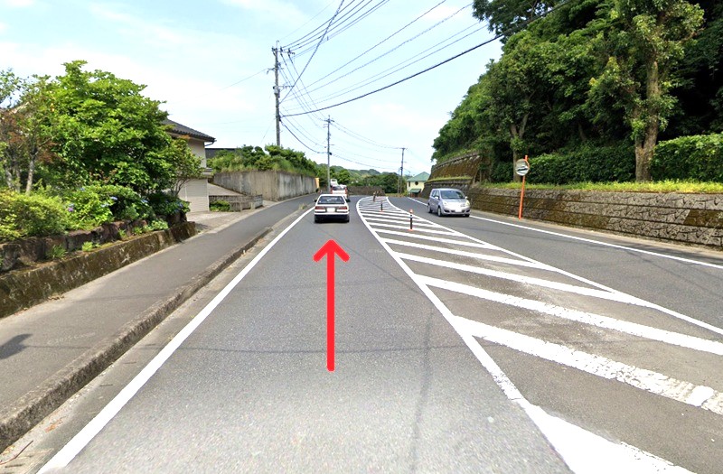 トクラス ショールーム鹿児島までの車の経路