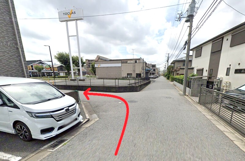 トクラス ショールーム千葉までの車の経路