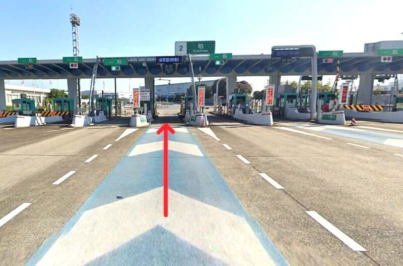 トクラス ショールーム柏までの車の経路