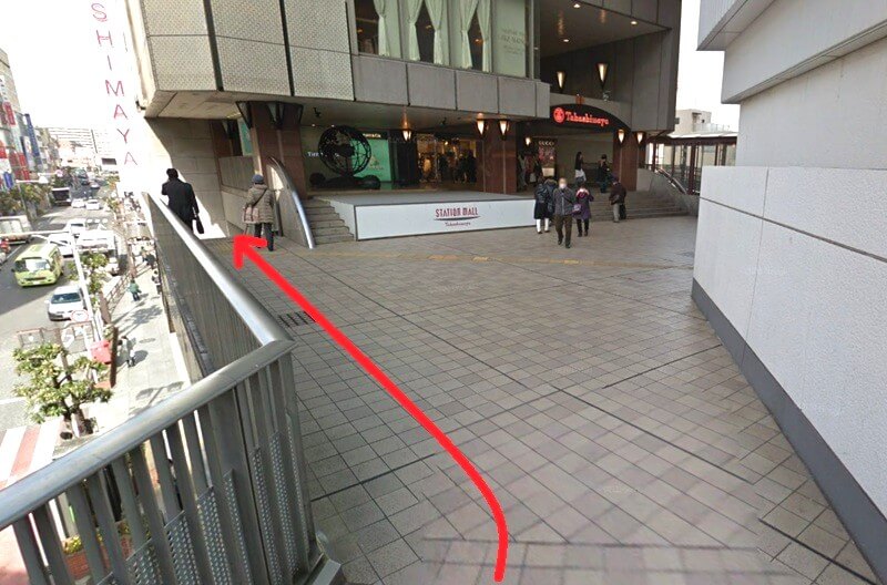 トクラス ショールーム柏までの徒歩経路