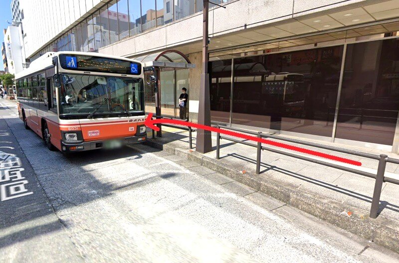 トクラス ショールーム柏までの徒歩経路