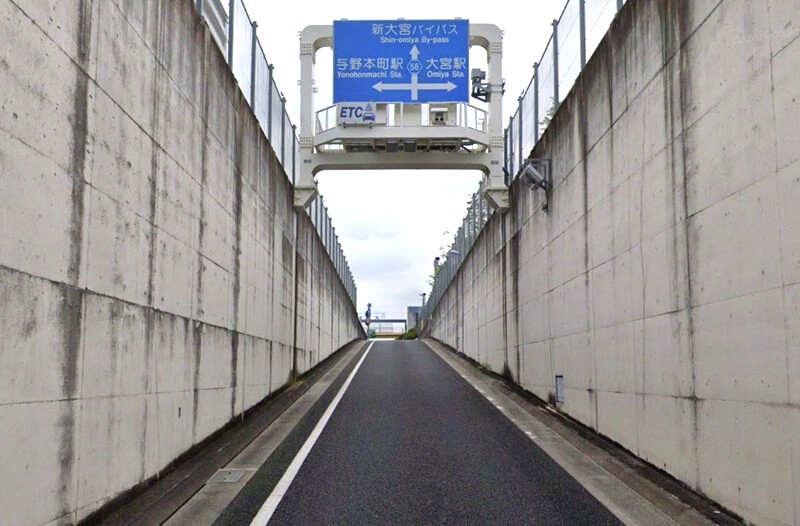 トクラス ショールーム大宮までの車の経路