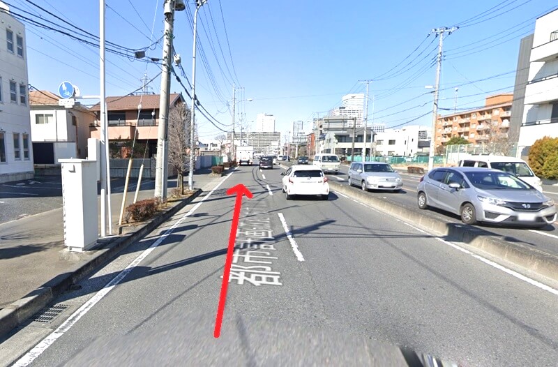 トクラス ショールーム大宮までの車の経路