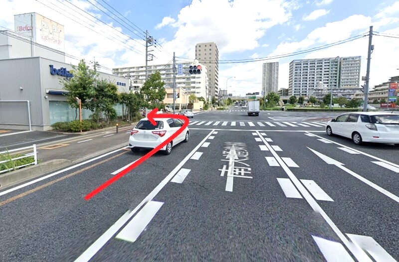 トクラス ショールーム大宮までの車の経路