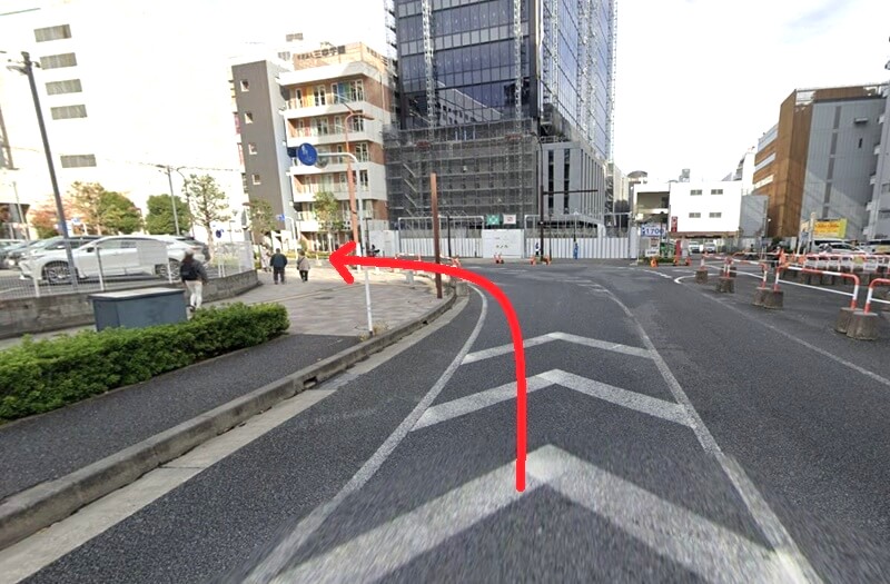 トクラス ショールーム大宮までの車の経路