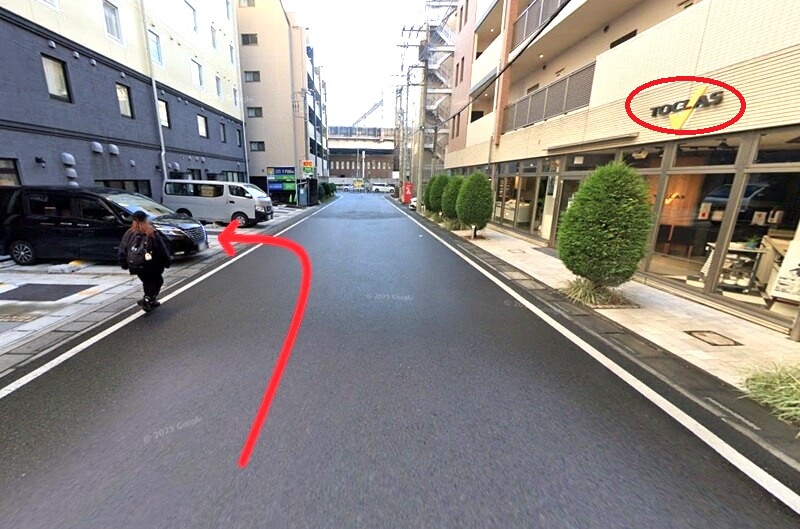 トクラス ショールーム大宮までの車の経路