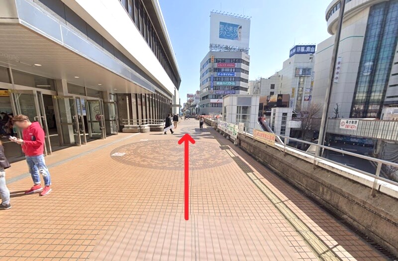 トクラス ショールーム大宮までの徒歩経路
