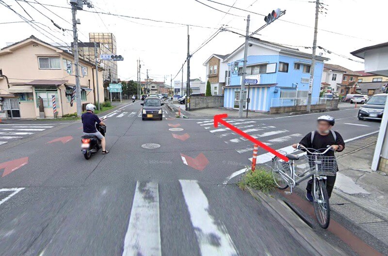 トクラス ショールーム高崎までの徒歩経路
