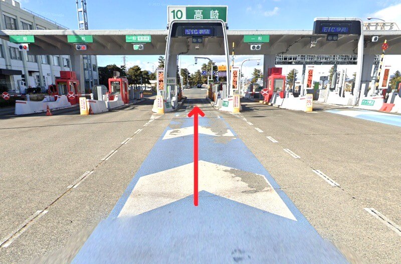 トクラス ショールーム高崎までの車の経路