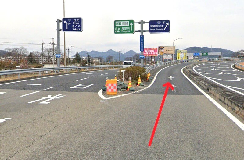 トクラス ショールーム宇都宮までの車の経路