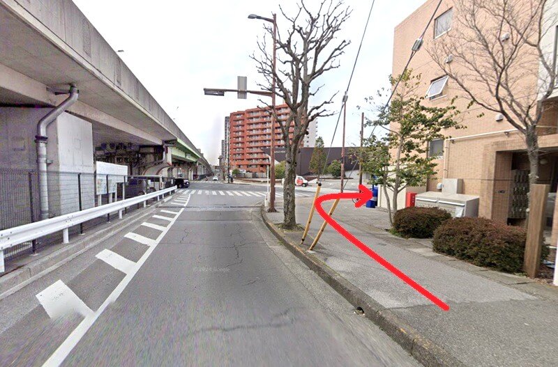 トクラス ショールーム宇都宮までの徒歩経路