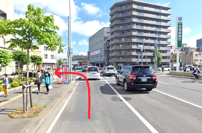 トクラス ショールーム札幌までの車の経路