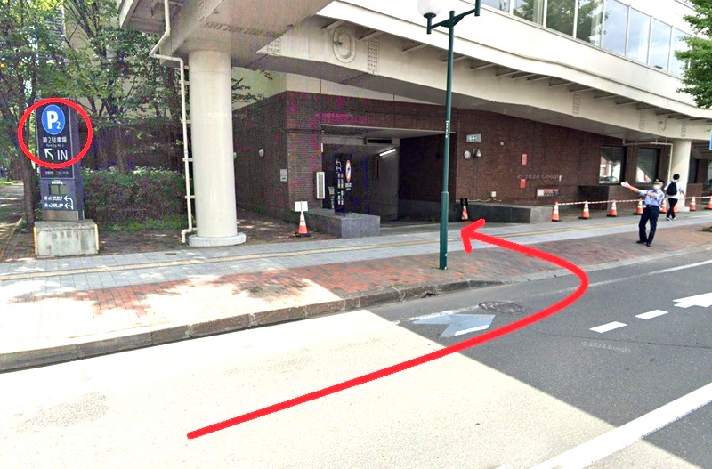 トクラス ショールーム札幌までの車の経路