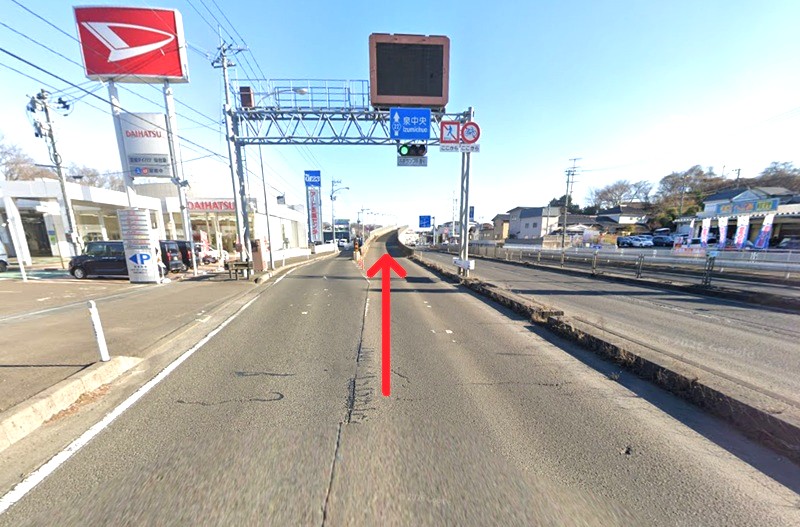 トクラス ショールーム仙台までの車の経路