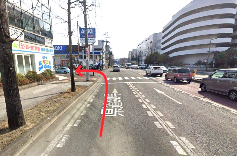 トクラス ショールーム仙台までの車の経路