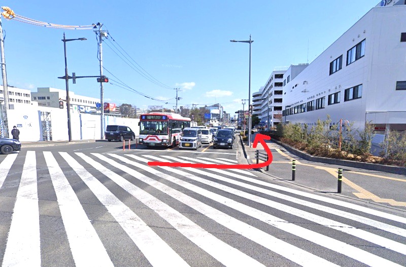 トクラス ショールーム仙台までの徒歩経路