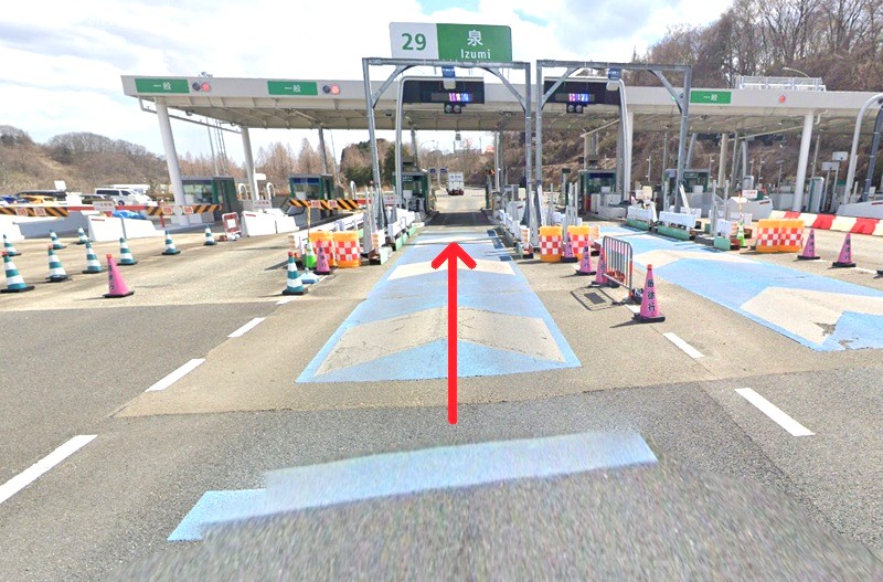 トクラス ショールーム仙台までの車の経路