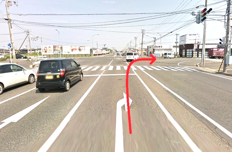 トクラス ショールーム新潟までの徒歩経路