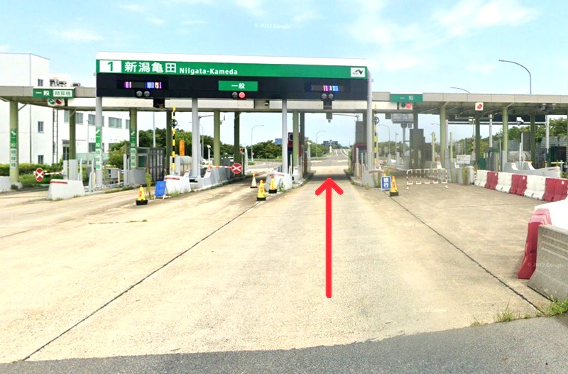 トクラス ショールーム新潟までの徒歩経路