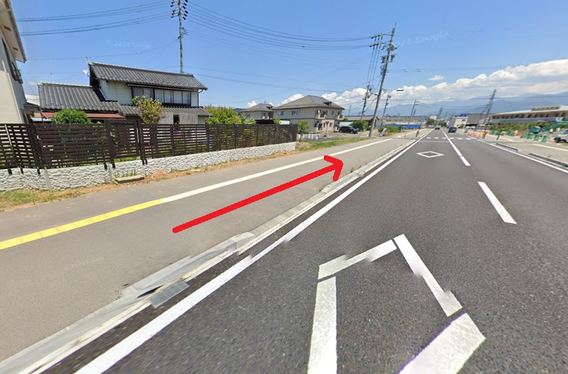 トクラス ショールーム長野までの徒歩経路