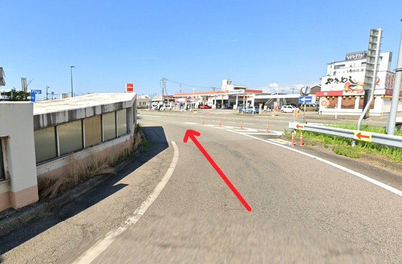 トクラス ショールーム富山までの車の経路