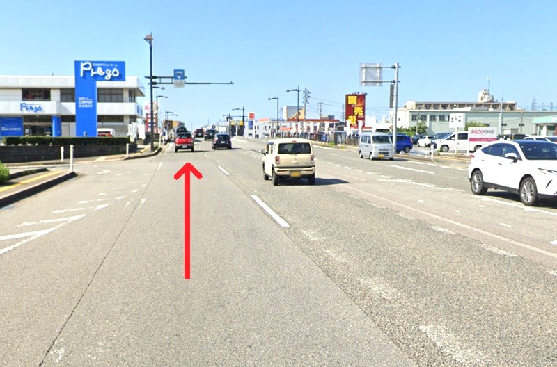 トクラス ショールーム富山までの車の経路