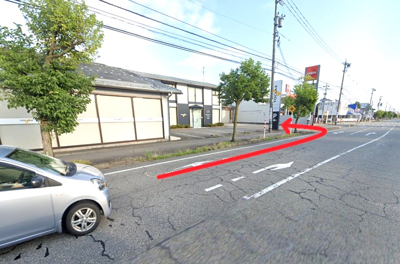 トクラス ショールーム富山までの車の経路