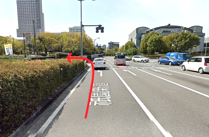 トクラス ショールーム広島までの車の経路