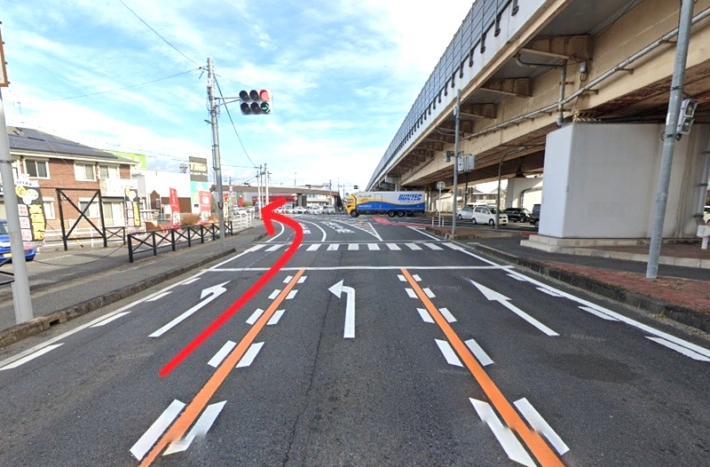 トクラス ショールーム岡山までの車の経路