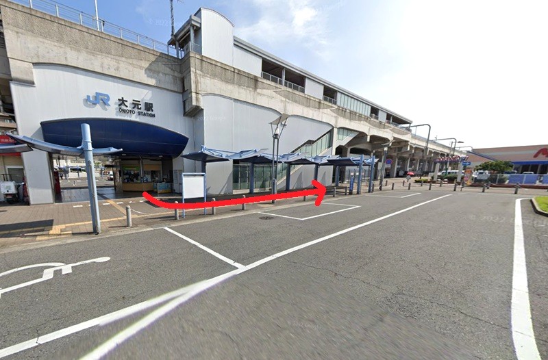 トクラス ショールーム岡山までの徒歩経路