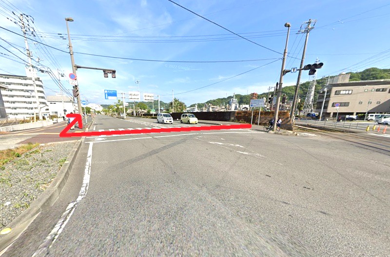トクラス ショールーム高知（提携店）までの徒歩経路