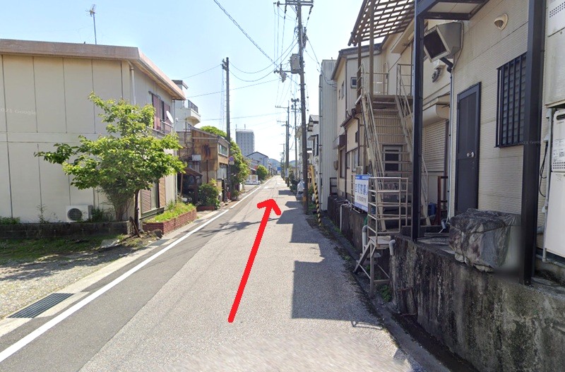 トクラス ショールーム高知（提携店）までの徒歩経路